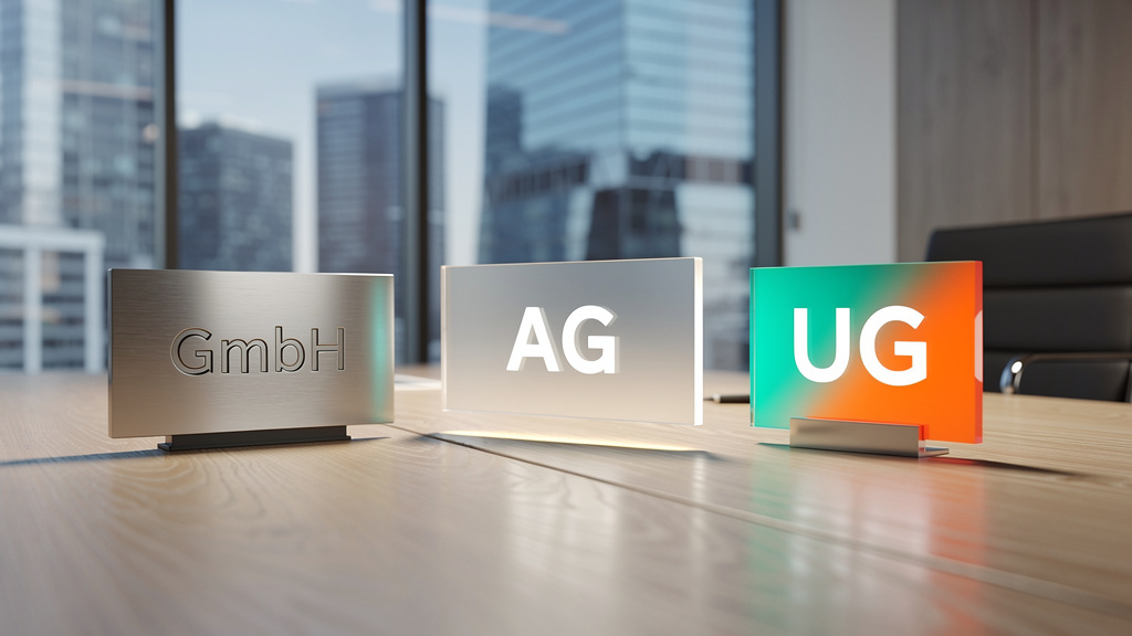 Die richtige Rechtsform wählen: GmbH, AG oder UG – was passt zu Ihnen?